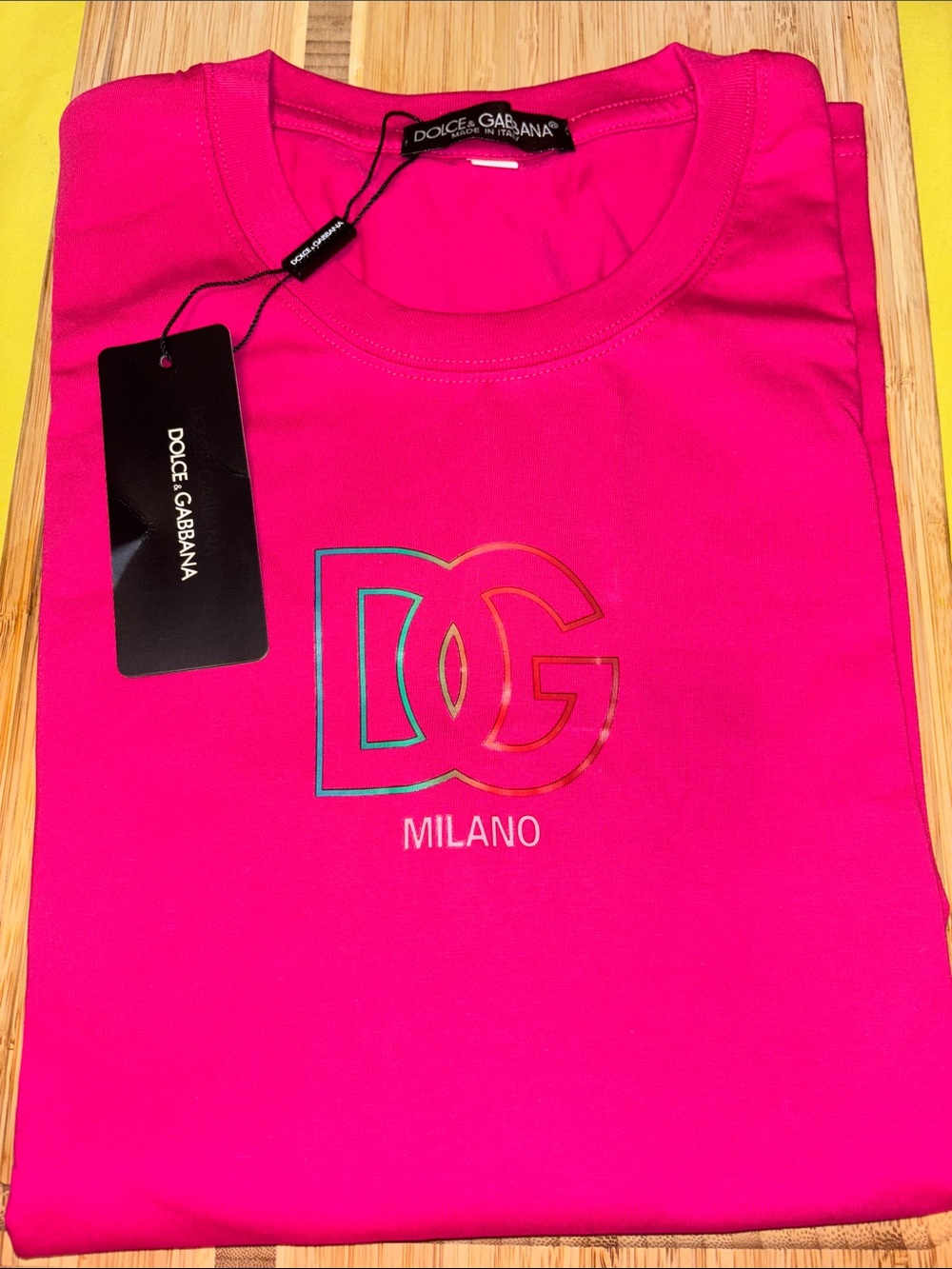 Milano Logo T-Shirt - Bright Pink